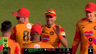 Milne stars with the ball as he takes three for Phoenix