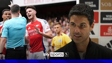 'Inconsistent!' | Arteta's incredulous reaction to Rice red