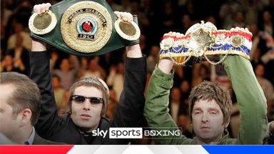 The essence of cool alongside Hatton! | Gallagher brothers' love affair with boxing 