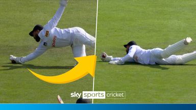 Nearly! Drop-catch saves Duckett from walking!