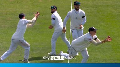 Brook improvises to take brilliant catch to dismiss Jayasuriya