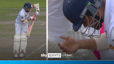 Chandimal retires hurt on 10 after nasty blow to the hand