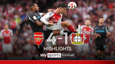 Arsenal smash four past Bundesliga champions Leverkusen