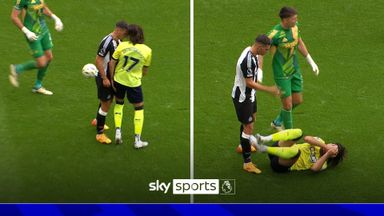 Was Schar red deserved? The incident that had Newcastle fans fuming...  