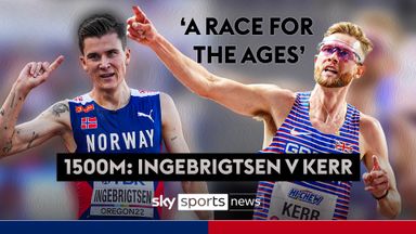 'A race for the ages' | Coe revels in Ingebrigtsen vs Kerr in 1500m