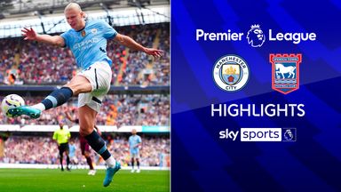 Haaland hammers hat-trick as Man City storm past Ipswich