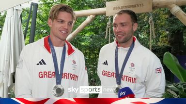 Olympic silver medallists George and Wynne-Griffith 'proud' with Paris performance