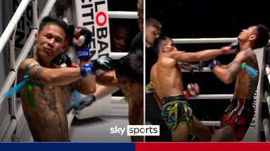 'Big shots!' | Uppercuts and hooks lead to brutal KO!