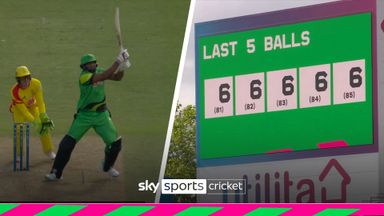 Pollard hits five sixes IN A ROW to see Brave win nail-biter!