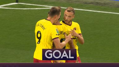 Rajovic's improvised finish puts Watford in front