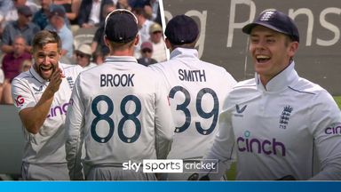 Woakes strikes as Smith makes amends with nice catch to his left