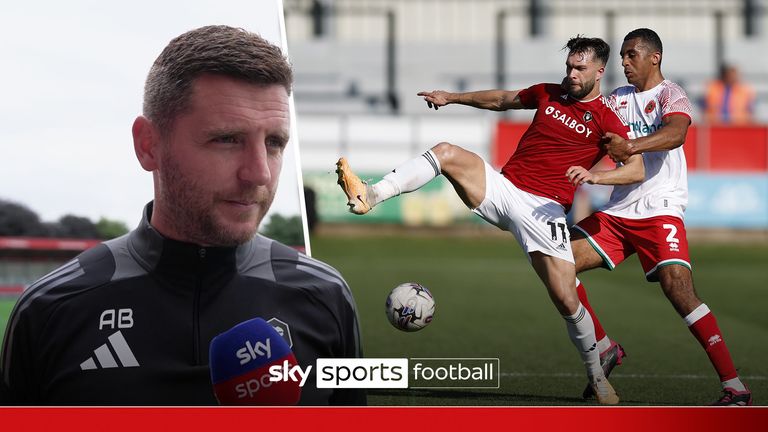 Alex Bruce: Salford City aiming towards top spots this season | Video ...