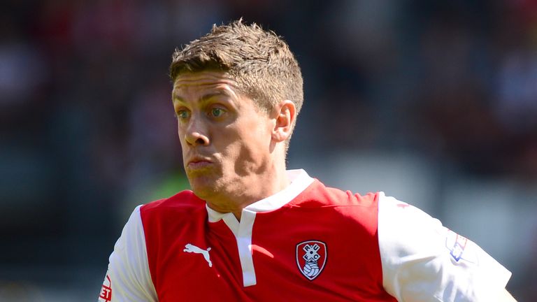 Alex Revell of Rotherham United - Sky Bet Championship - Derby County v Rotherham - iPro Stadium - Blackburn - England - 9th August 2014 