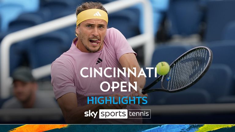 Highlights of Alexander Zverev against Karen Khachanov from the Cincinnati Open.