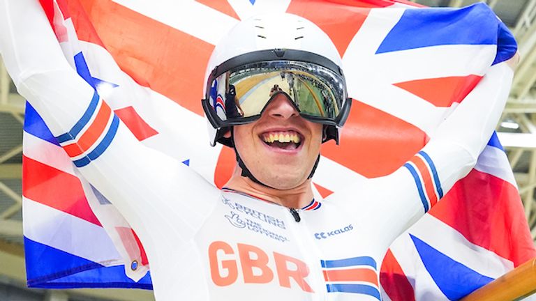 2024 UCI Para-cycling Track World Championships - Rio Olympic .Velodrome, Rio de Janeiro, Brazil - Archie Atkinson of Great Britain (credit: SWPix)