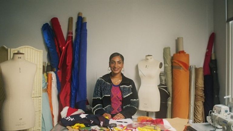 Fashion designer, Priya Ahluwalia, uses her skills to show faith in Arsenal