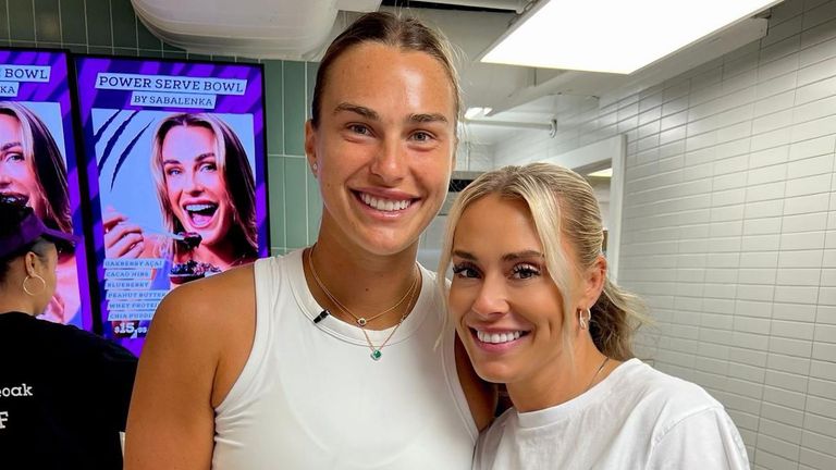 Emma Paton enjoyed breakfast with Aryna Sabalenka