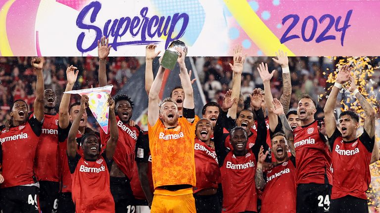 Bayer Leverkusen lift the German Supercup