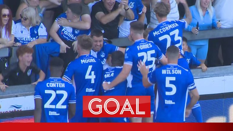 Bristol Rovers score winner against Northampton