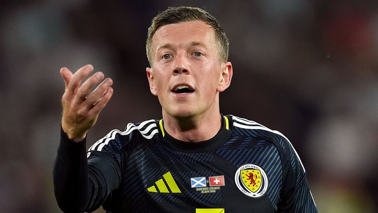 Callum McGregor playing for Scotland in Euro 2024