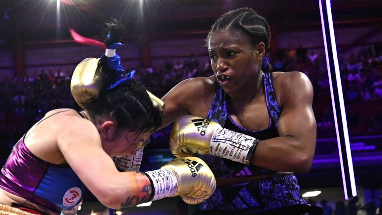 BEN SHALOM BOXXER BATTLE LINES FIGHT WEEK.ZAK CHELLI V CALLUM SIMPSON.PIC CHRIS DEAN/BOXXER.(PICS FREE FOR EDITORIAL USE ONLY).OAKWELL STADIUM BARNSLEY 3/8/2024.WBC WORLD INTERIM & IBO WORLD LIGHTWEIGHT CHAMPIONSHIP.CAROLINE DUBOIS V MAIRA MONEO