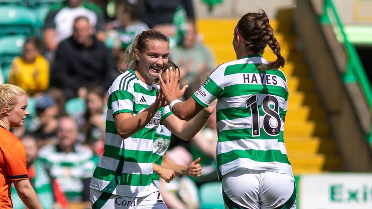 Celtic started their SWPL title defence in convincing style  (Credit: Colin Poultney/SWPL)