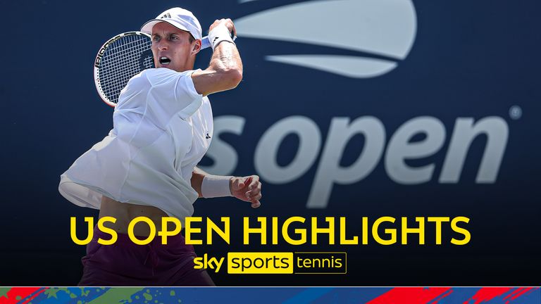 Jan Choinski from Day One of the US Open