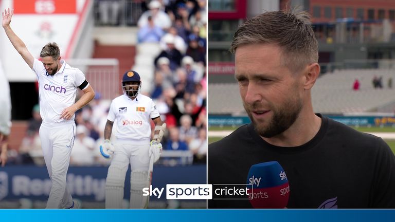 Chris Woakes says bad lightning was a part to play in England's dismissal of all of Sri Lanka's batters and believes they could've got them out quicker if England were able to use their quicker bowlers. 