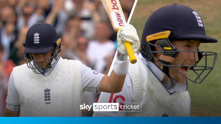 Watch the moment Joe Root made history with his 34th Test 100, taking him to the most English century ever.