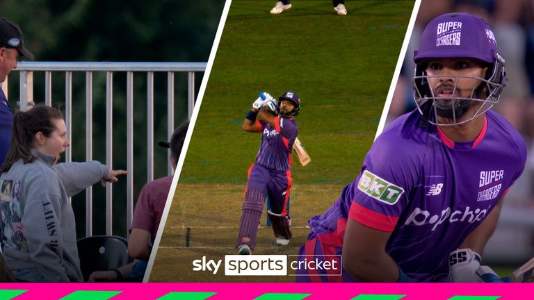 Watch as Nicholas Pooran hits eight huge sixes to drive the Northern Superchargers to Hundred victory over Manchester Originals.