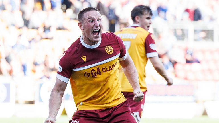 Dan Casey gave Motherwell the lead at St Johnstone