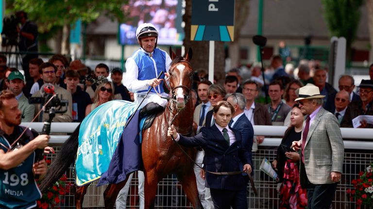 Double Major (S. Pasquier) wins Sumbe Prix Kergolay G2 in Deauville, France, 18/08/2024, photo: Zuzanna Lupa