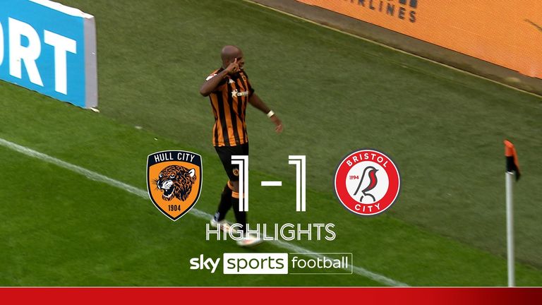 Highlights from the Championship clash between Hull City and Bristol City.