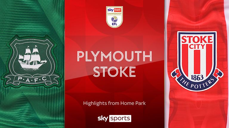 Watch highlights of the Sky Bet Championship match between Plymouth Argyle and Stoke City.