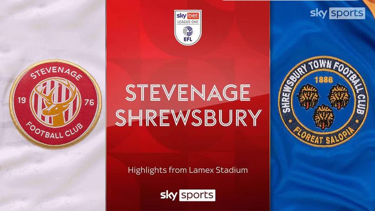 Stevenage vs Shrewsbury highlights