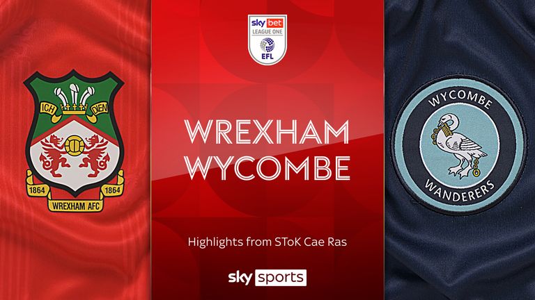 Highlights from the League One clash between Wrexham and Wycombe Wanderers.