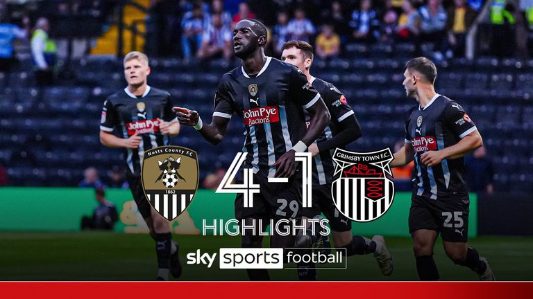 Notts County 4-1 Grimsby Town highlights