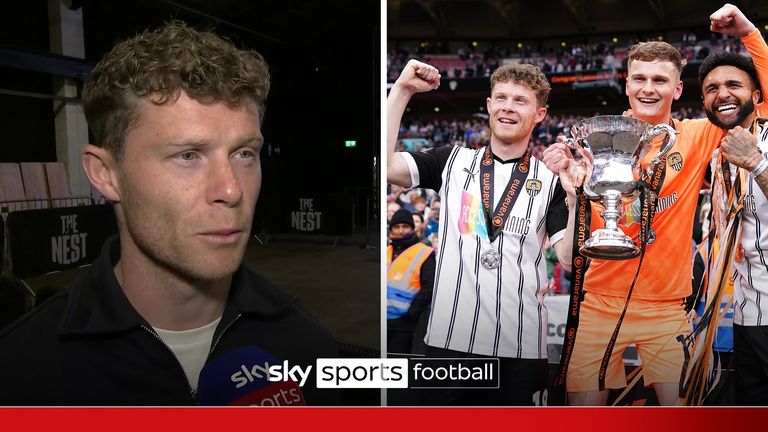 New Notts County captain Matt Palmer and chief executive Joe Palmer are determined to secure promotion for the club from League Two.