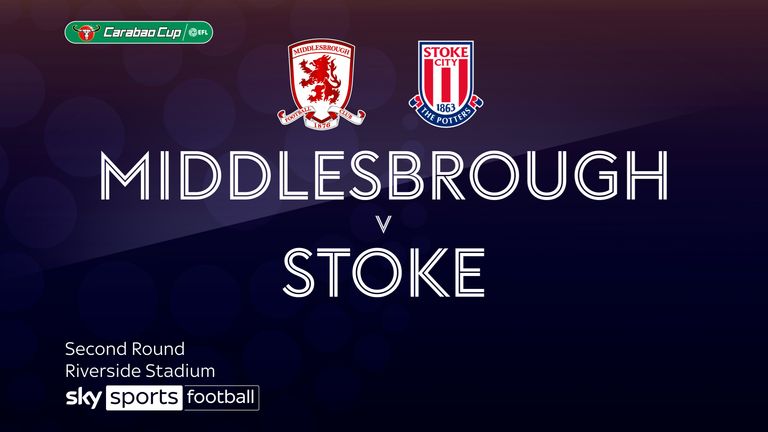 Highlights of the Carabao Cup match between Middlesbrough and Stoke.