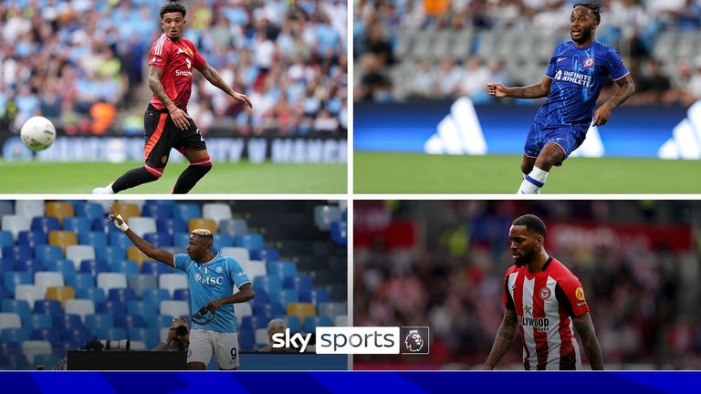 Sky Sports News' Dharmesh Sheth og Michael Bridge forklarer hvordan Jadon Sancho, Raheem Sterling, Victor Osimhen og Ivan Toney alle kan være involvert i sammenkoblede avtaler dette overgangsvinduet.