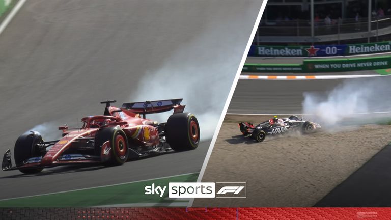 Watch all the spins from the second practice session of the Dutch Grand Prix