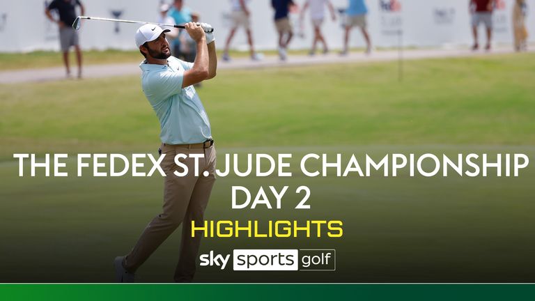 Highlights from day two of The FedEx St. Jude Championship at TPC Southwind in Tennessee.