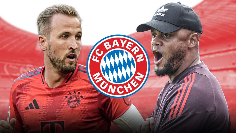 Harry Kane and Vincent Kompany are out to regain the Bundesliga title for Bayern Munich