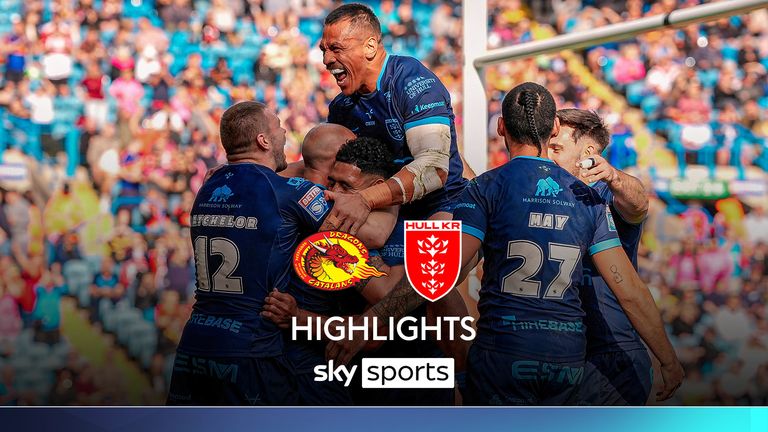 Highlights from the Magic Weekend clash between Catalans Dragons and Hull KR