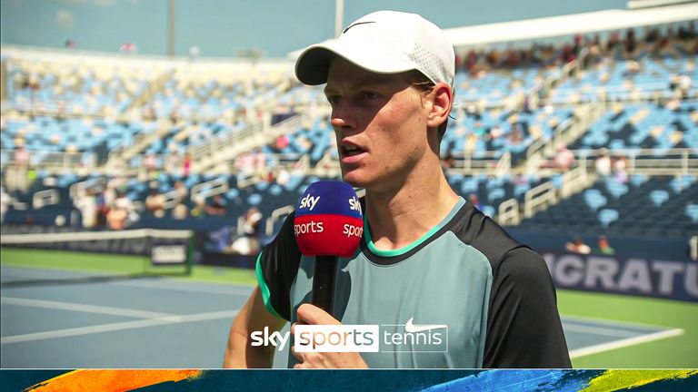 Jannik Siner en Cincinnati