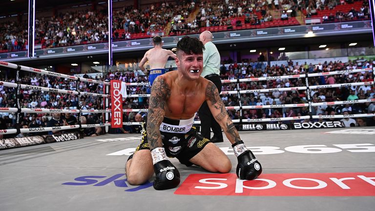 BEN SHALOM BOXXER BATTLE LINES FIGHT WEEK.ZAK CHELLI V CALLUM SIMPSON.PIC CHRIS DEAN/BOXXER.(PICS FREE FOR EDITORIAL USE ONLY).OAKWELL STADIUM BARNSLEY 3/8/2024.WBC INTERNATIONAL SILVER SUPER WELTERWEIGHT TITLE.STEPHEN MCKENNA V JOE LAWS