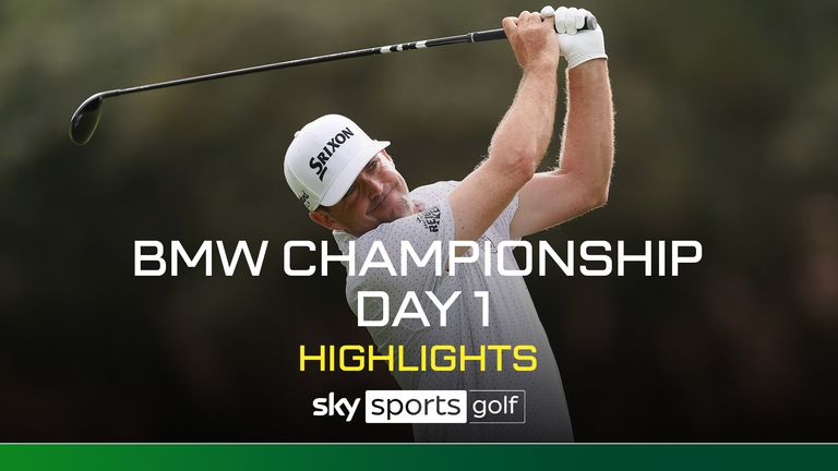 Highlights of the BMW Championship on day one at the Castle Pines Golf Club in Colorado, US. 