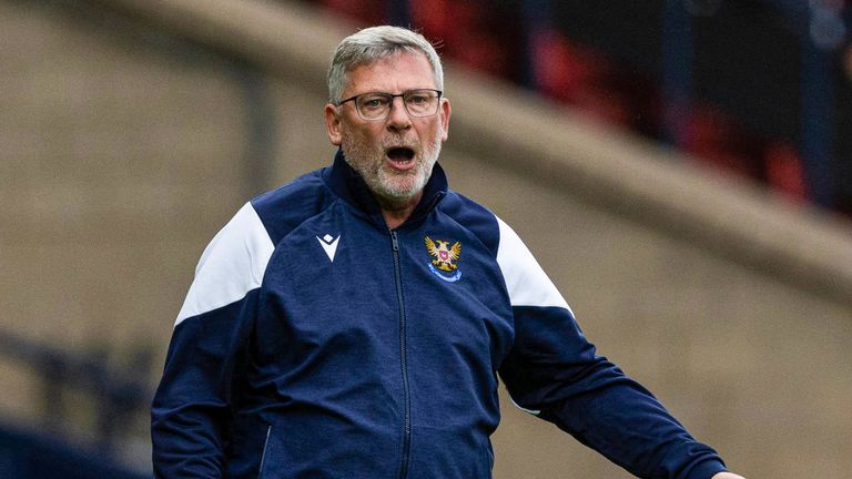 GLASGOW, SCOTLAND - AUGUST 17: St Johnstone Manager Craig Levein during a Premier Sports Cup last sixteen match between Rangers and St Johnstone at Hampden Park, on August 17, 2024, in Glasgow, Scotland.  (Photo by Craig Williamson / SNS Group)