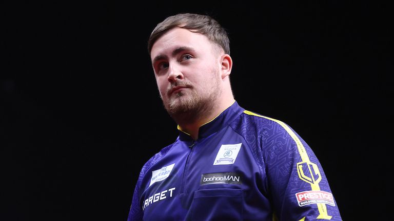 Luke Littler.PDC World Series of Darts - New Zealand Darts Masters at Globox Arena,.Hamilton on Friday August 16 2024 Photo credit: Stephen Parker / www.photosport.nz