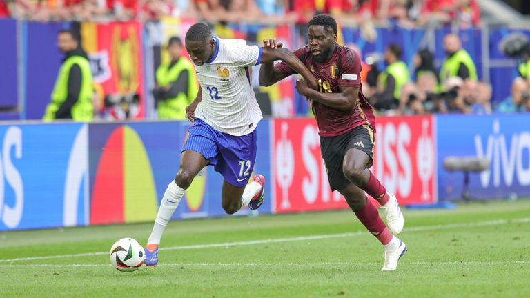 Mangala featured during Euro 2024 for Belgium